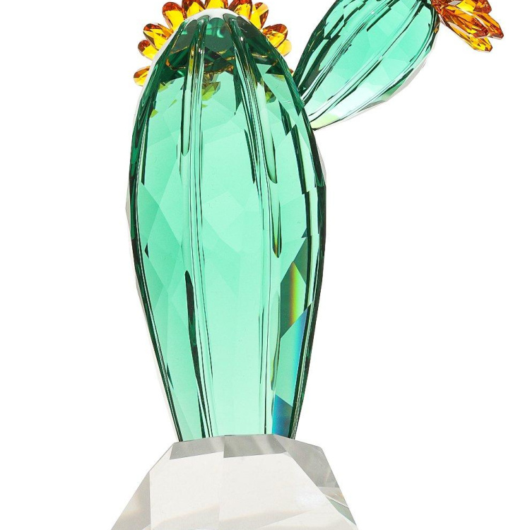 Crystal Flowers Golden Yellow Cactus