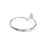 Ariana Grande x Swarovski bangle, Mixed cuts, Dragonfly, Multicolored, Rhodium plated