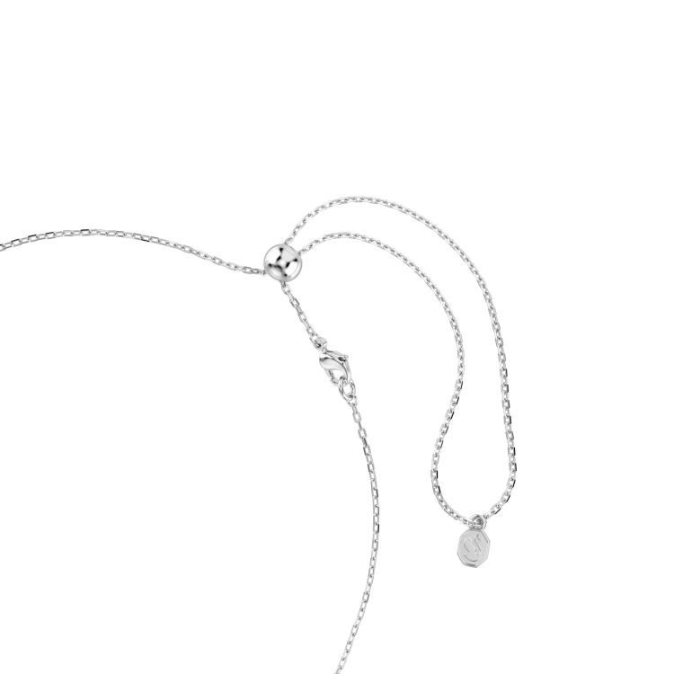 Ariana Grande x Swarovski Tennis necklace, Mixed cuts, Multicolored, Rhodium plated