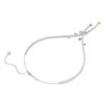 Ariana Grande x Swarovski necklace, Mixed cuts, Dragonfly, Multicolored, Rhodium plated