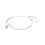 Ariana Grande x Swarovski choker, Mixed cuts, Flower, Multicolored, Rhodium plated