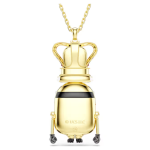 Minions King Bob pendant Pavé, Multicolored, Gold-tone plated