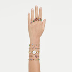 Imber oval watch Swiss Made, Metal bracelet, Gold tone, Gold-tone finish