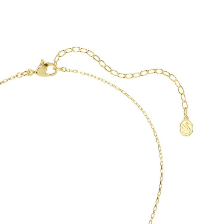 Sublima pendant, Octagon cut, Green, 18K gold finish