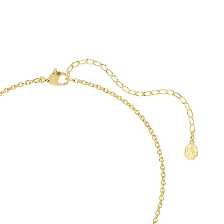 Imber necklace, Mixed cuts, Multicolored, 18K gold finish
