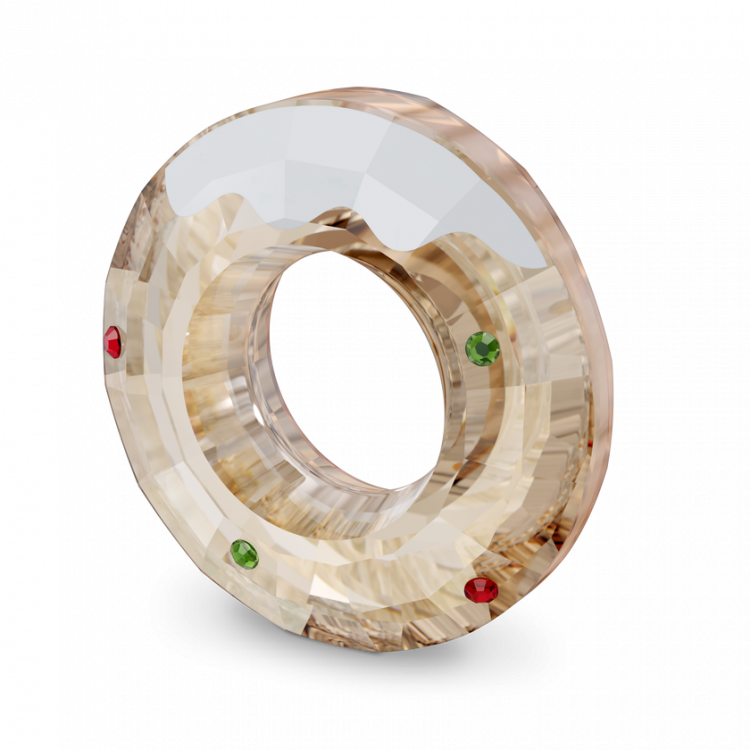 Holiday Cheers Gingerbread Donut Magnet