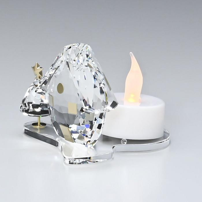 Holiday Magic Tea Light Holder - Swarovski