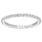 Vittore ring, White, Rhodium plated