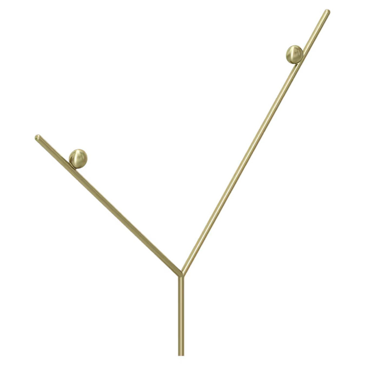 Ornament Stand, Gold Tone