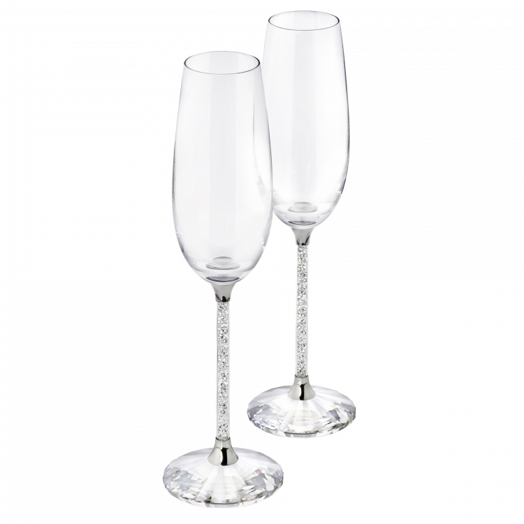 Crystalline Toasting Flutes (Set of 2)