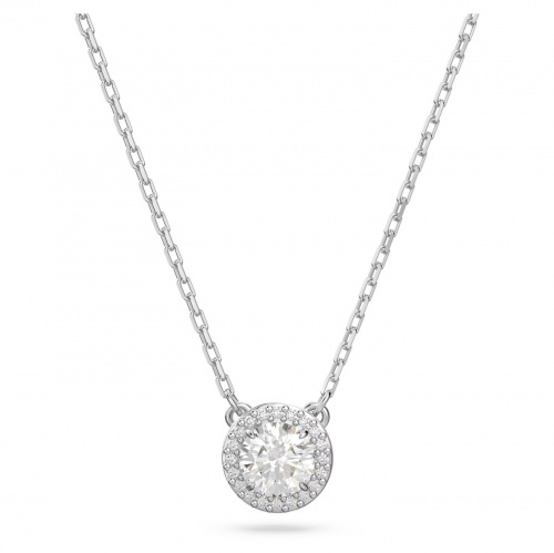 Una set Octagon cut, Pink, Rose gold-tone plated