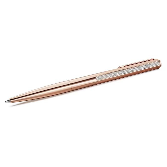 Crystal Shimmer ballpoint pen Rose gold tone, Rose gold-tone finish