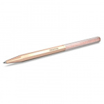 Crystalline ballpoint pen Octagon shape, Rose gold tone, Rose gold-tone plated