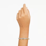 Dextera bangle White, Gold-tone plated