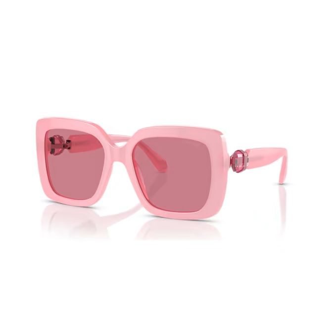 Sunglasses Oversized, Square shape, SK0061, Pink