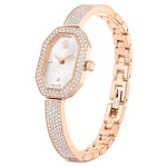 Dextera Bangle watch Swiss Made, Metal bracelet, Rose gold tone, Rose gold-tone finish