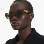 Sunglasses Oval shape, SK6022, Brown