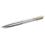 Crystalline Lustre ballpoint pen Silver tone, Mixed metal finish