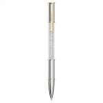 Crystalline Lustre ballpoint pen Silver tone, Mixed metal finish