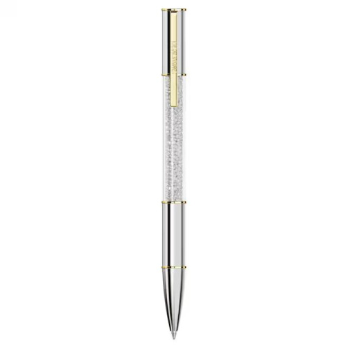Crystalline Lustre ballpoint pen Silver tone, Mixed metal finish