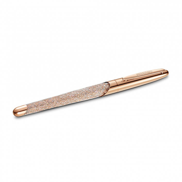 Crystalline Nova Rollerball Pen, Rose gold tone, Rose-gold tone plated