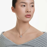 Swan pendant Mixed cuts, Swan, White