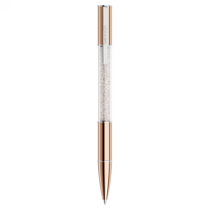 Crystalline Lustre ballpoint pen Rose gold tone, Rose gold-tone plated