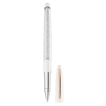 Crystalline Nova rollerball pen White, Rose gold-tone plated