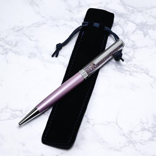 Crystalline Ballpoint Pen, Light Lilac