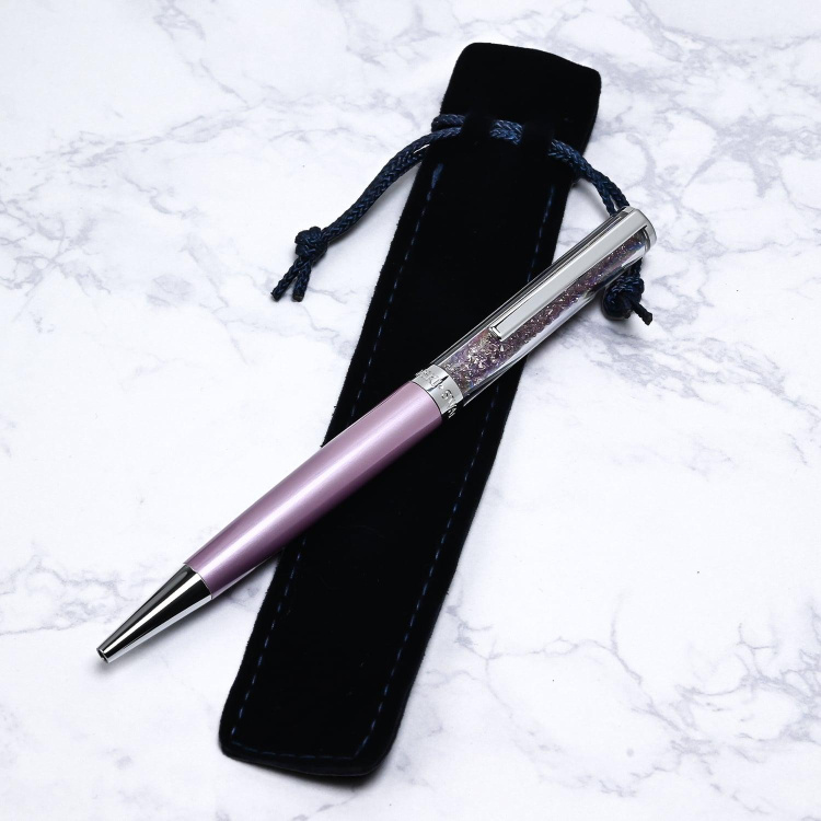 Crystalline Ballpoint Pen, Light Lilac