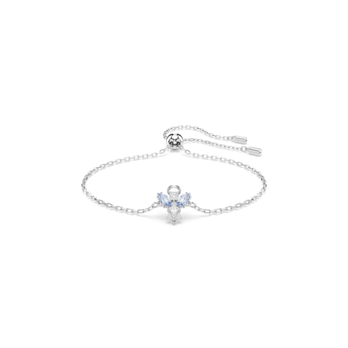 Magic bracelet , Blue, Rhodium plated