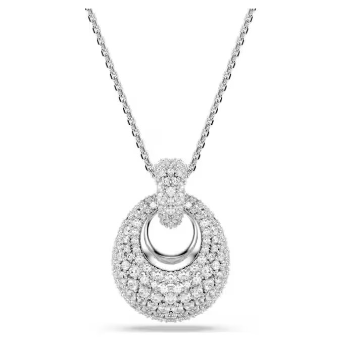 Sublima pendant White, Rhodium plated
