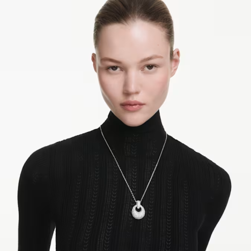 Sublima pendant White, Rhodium plated