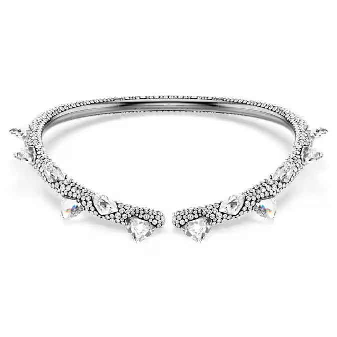 Sublima choker White, Ruthenium plated