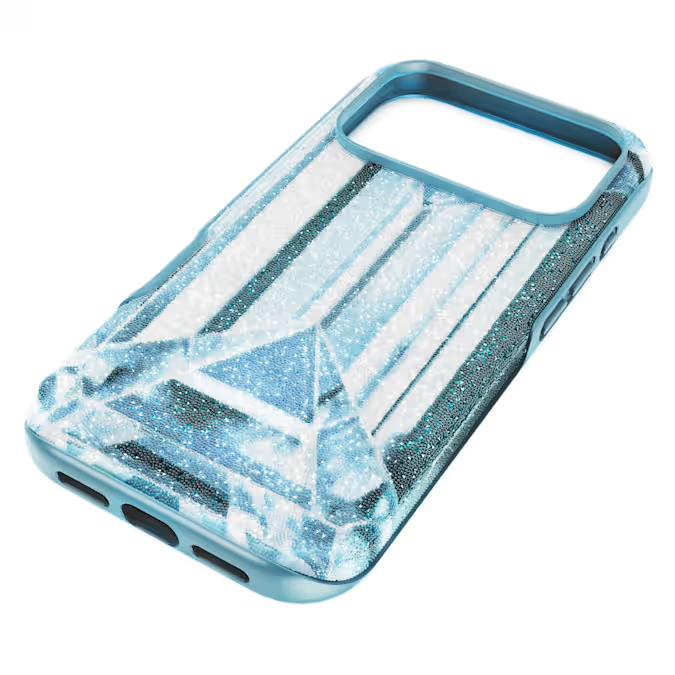 High smartphone case Crystal effect, iPhone® 17 Pro Max, Blue