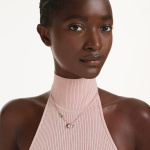 Symbolica pendant Eye, Multicolored, Rose gold-tone plated