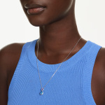 Chroma pendant Mixed cuts, Multicolored, Rhodium plated