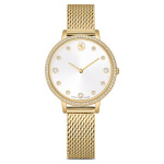 Clarica watch Swiss Made, Metal bracelet, Gold tone, Gold-tone finish