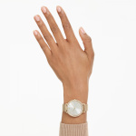 Clarica watch Swiss Made, Metal bracelet, Gold tone, Gold-tone finish