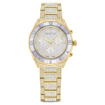 Dextera lux watch Swiss Made, Metal bracelet, Gold tone, Gold-tone finish