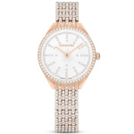 Attract watch Swiss Made, Metal bracelet, Rose gold tone, Rose gold-tone finish