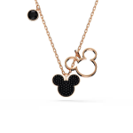 Mickey & Minnie pendant ,Rose gold-tone plated