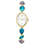 Gema watch Crystal bracelet, Gold tone, Gold-tone finish