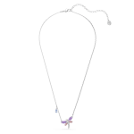Ariana Grande x Swarovski pendant, Mixed cuts, Dragonfly, Multicolored, Rhodium plated