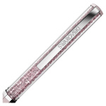 Crystalline ballpoint pen Pink lacquered, Chrome plated