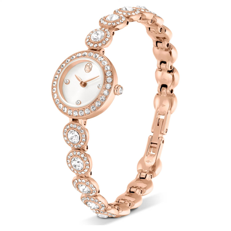 Una Angelic watch Crystal bracelet, Rose gold tone, Rose gold-tone finish