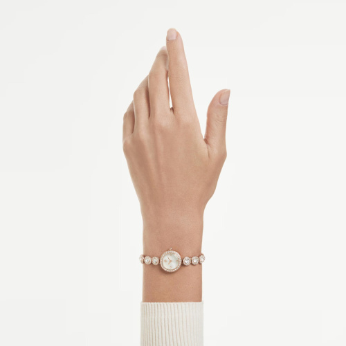 Una Angelic watch Crystal bracelet, Rose gold tone, Rose gold-tone finish