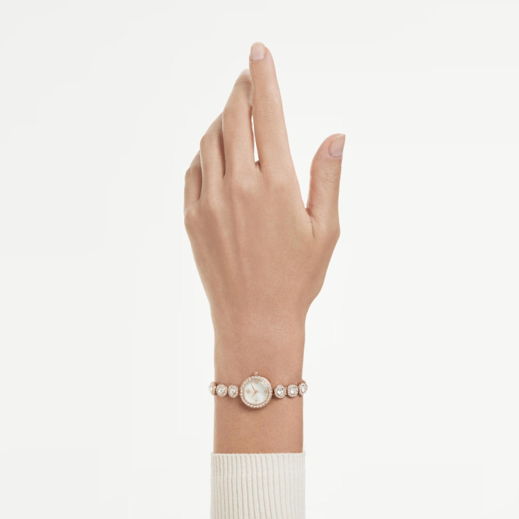 Una Angelic watch Crystal bracelet, Rose gold tone, Rose gold-tone finish