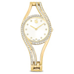 Hyperbola bangle watch Swiss Made, Metal bracelet, Gold tone, Gold-tone finish