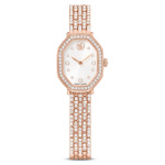 Dextera octagon watch Swiss Made, Metal bracelet, Rose gold tone, Rose gold-tone finish